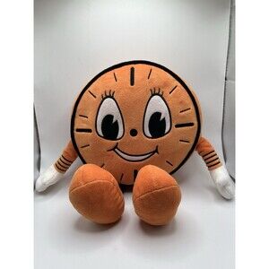 Miss Minutes 16" Plush Marvel Loki Avengers Clock Orange Black Disney